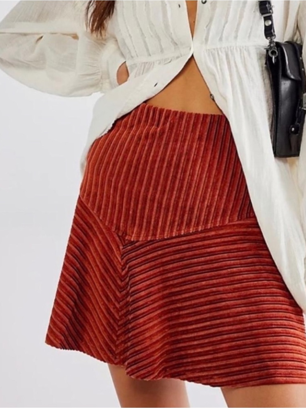 Free People Camden Cord Skirt